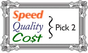 speed quality cost