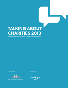 Trust in charities